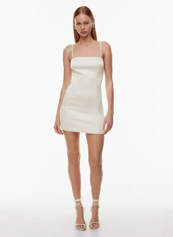 shimmer satin dress sold by Aritzia