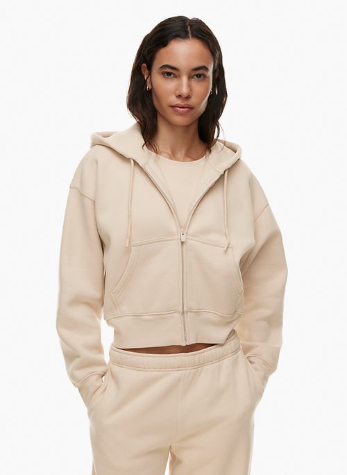 cozy fleece boyfriend boxy zip hoodie sold by Aritzia product image thumbnail 4
