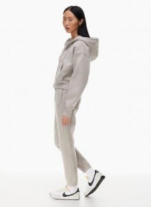 cozy fleece boyfriend boxy zip hoodie sold by Aritzia