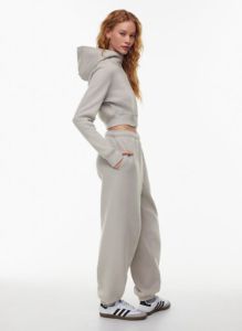 cozy fleece perfect shrunken zip hoodie sold by Aritzia