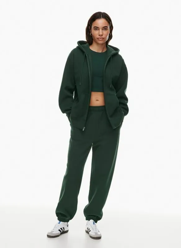 cozy fleece boyfriend zip hoodie sold by Aritzia