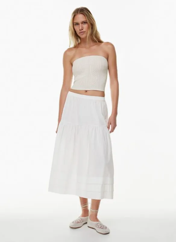 samara poplin skirt sold by Aritzia