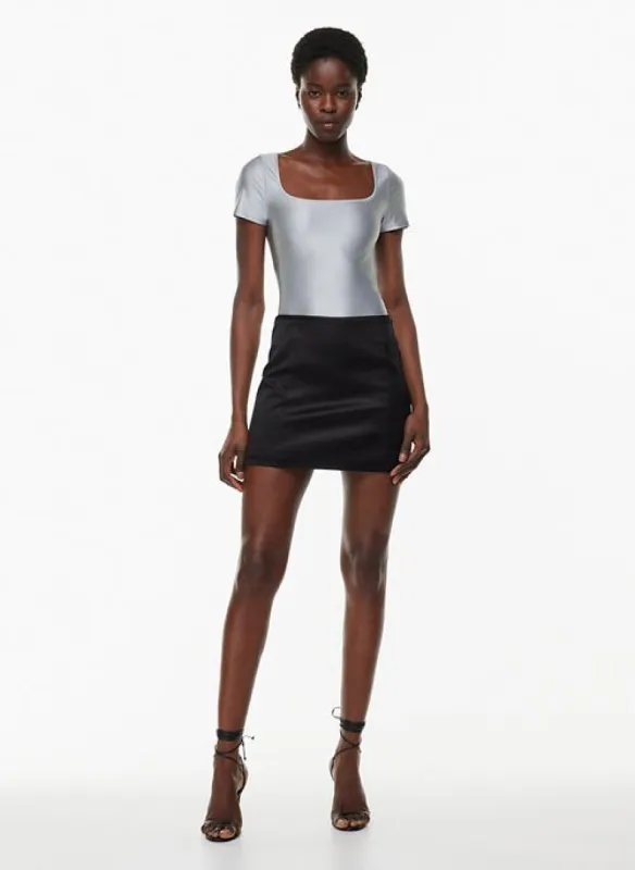satinette gatsby bodysuit sold by Aritzia