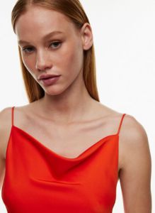 fonda satin dress sold by Aritzia