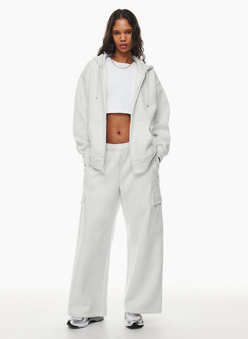 cozy fleece boyfriend zip hoodie sold by Aritzia product image thumbnail 2