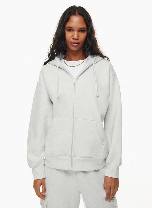 cozy fleece boyfriend zip hoodie sold by Aritzia product image thumbnail 3