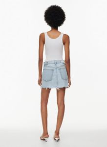 mid-rise wrap skirt sold by Aritzia