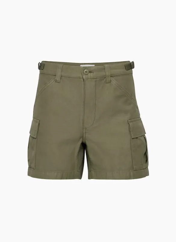 supply cargo mid-thigh short sold by Aritzia