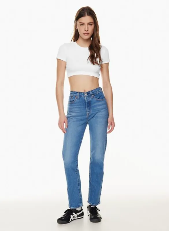 wedgie straight jean sold by Aritzia