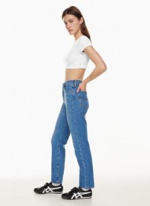 wedgie straight jean sold by Aritzia