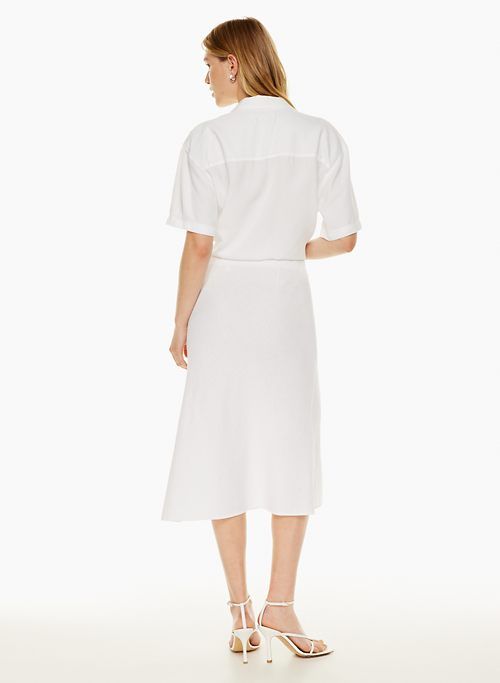 slip linen midi skirt sold by Aritzia product image thumbnail 5