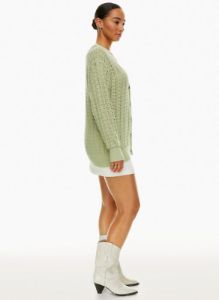 reverence cardigan sold by Aritzia