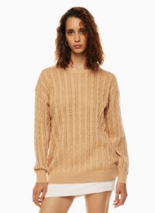 library sweater sold by Aritzia