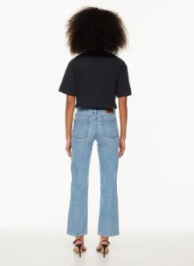the arlo lo-rise straight jean sold by Aritzia