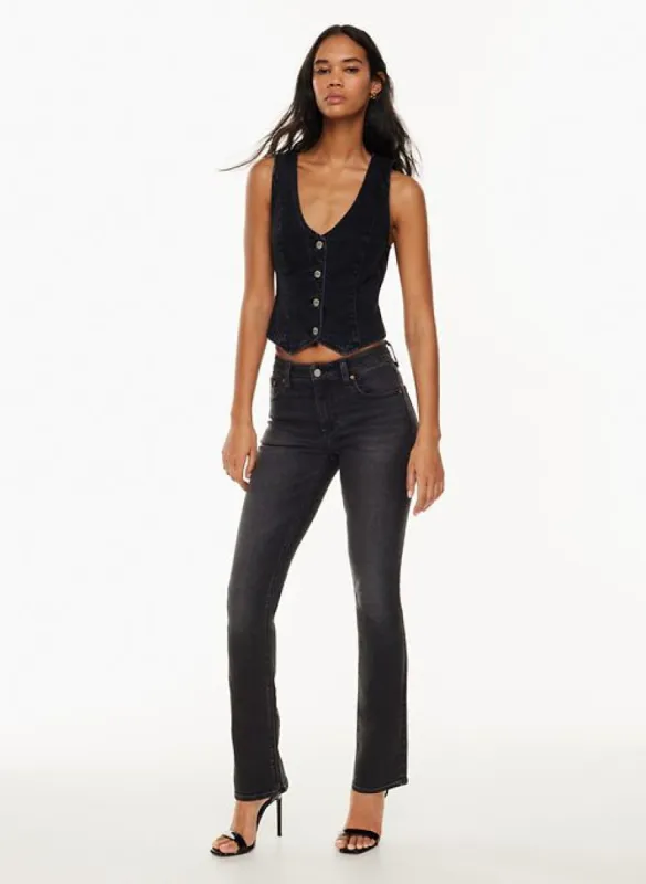 the 90s lexi lo-rise bootcut jean sold by Aritzia
