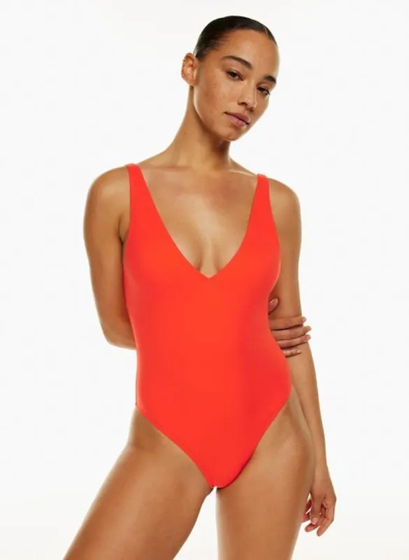 v-neck one piece made by Aritzia