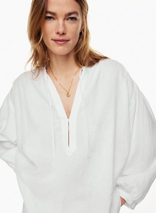 powell linen blouse sold by Aritzia product image thumbnail 2