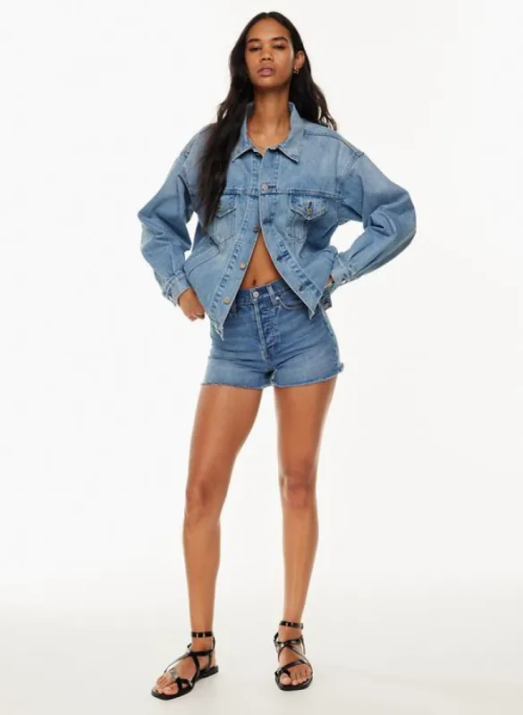 the 50s arlo hi-rise jean short sold by Aritzia