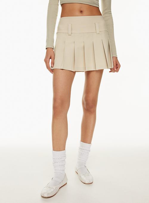 smarty pleated skirt sold by Aritzia product image thumbnail 2