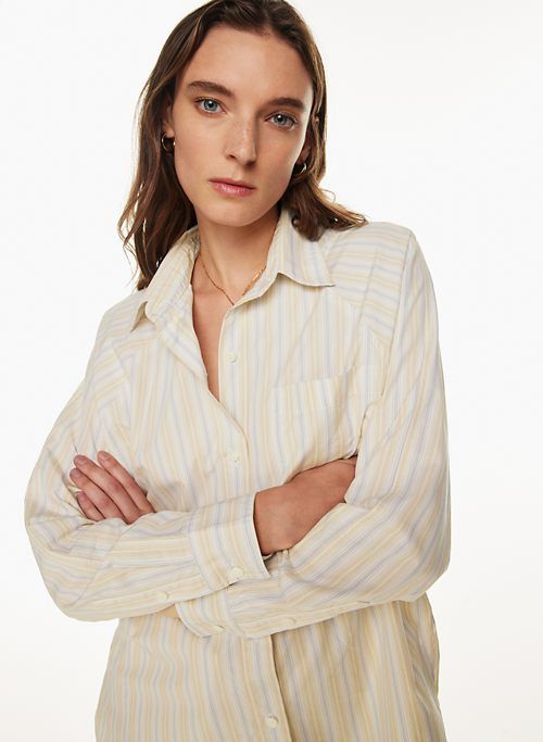 boyfriend poplin shirt sold by Aritzia