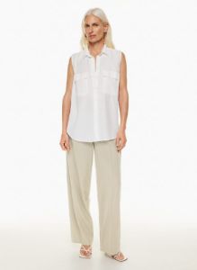 utility sleeveless shirt sold by Aritzia