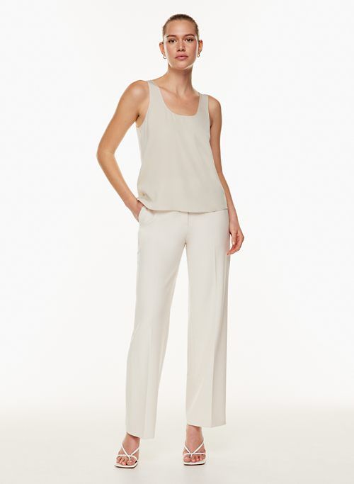 carson silk tank sold by Aritzia