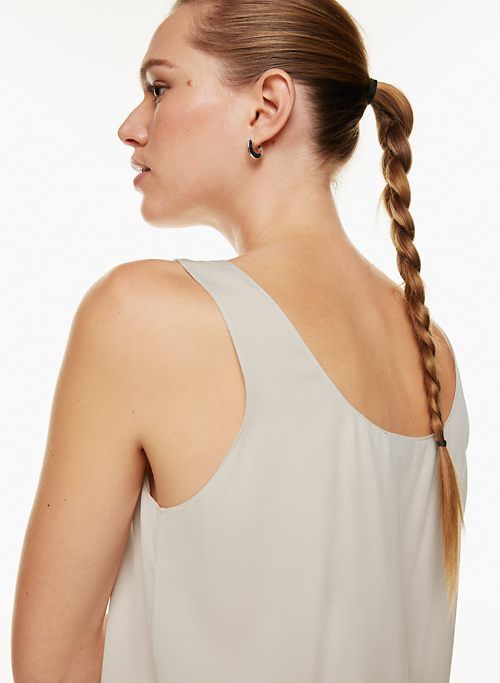 carson silk tank sold by Aritzia product image thumbnail 2