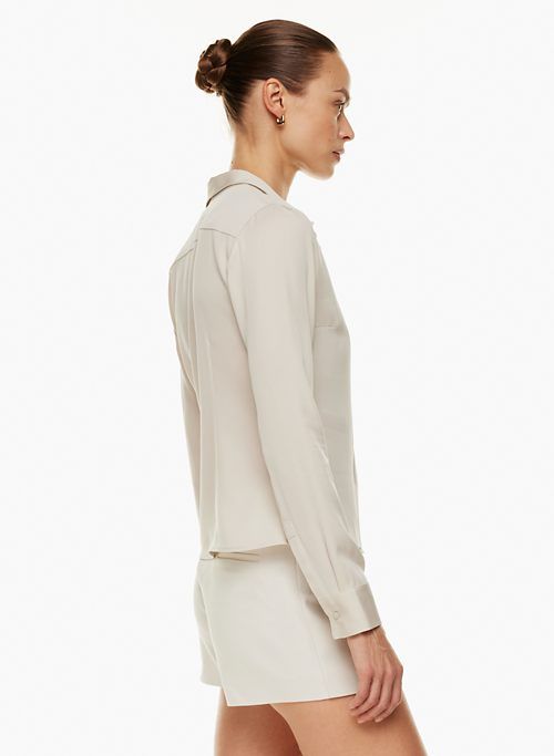 connery silk shirt sold by Aritzia product image thumbnail 4