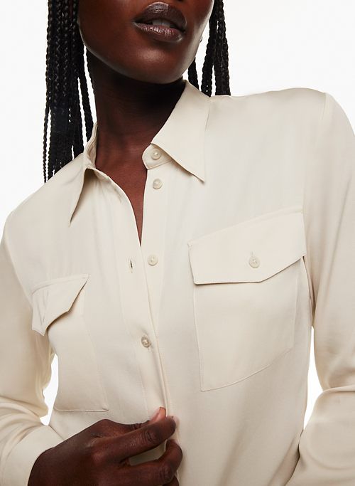 kennedy silk shirt sold by Aritzia product image thumbnail 5