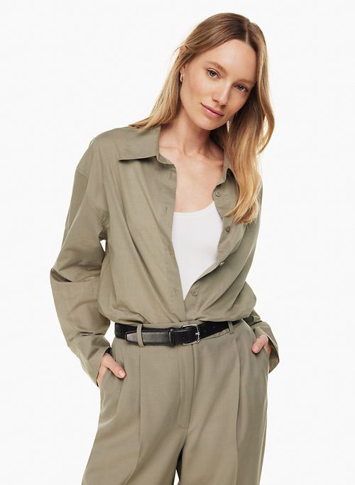 essential relaxed shirt sold by Aritzia