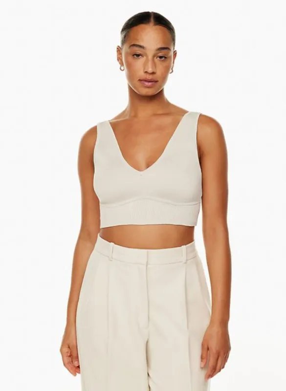 guggenheim sculpt knit bra made by Aritzia
