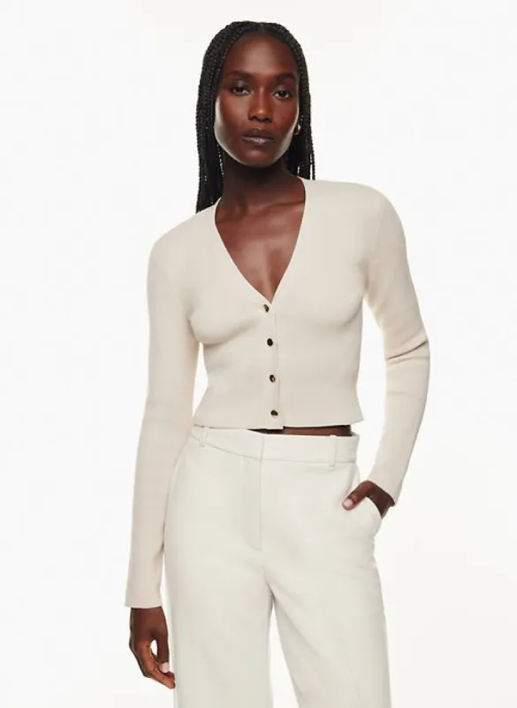 wembley sculpt knit cardigan sold by Aritzia