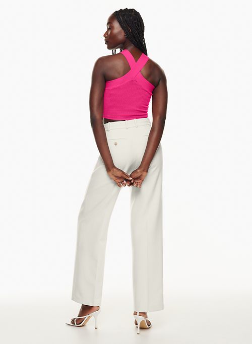 sculpt knit criss cross cropped tank sold by Aritzia product image thumbnail 5