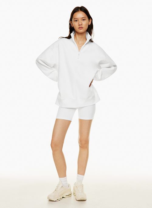 new cozy fleece boyfriend 1/4 zip sweatshirt sold by Aritzia product image thumbnail 2