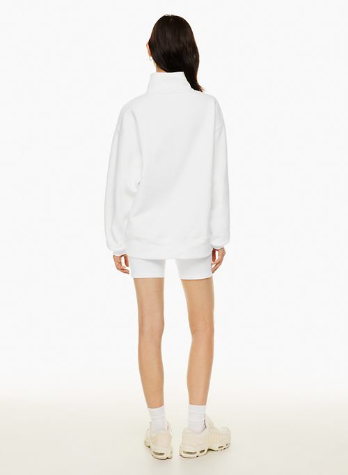 new cozy fleece boyfriend 1/4 zip sweatshirt sold by Aritzia product image thumbnail 5