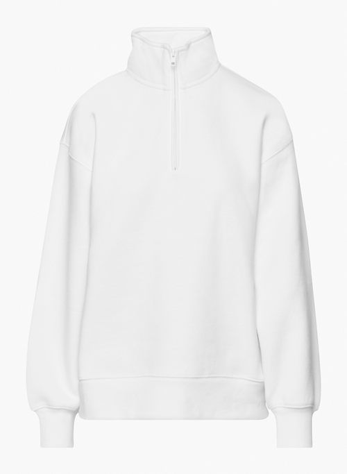 new cozy fleece boyfriend 1/4 zip sweatshirt sold by Aritzia product image thumbnail 6
