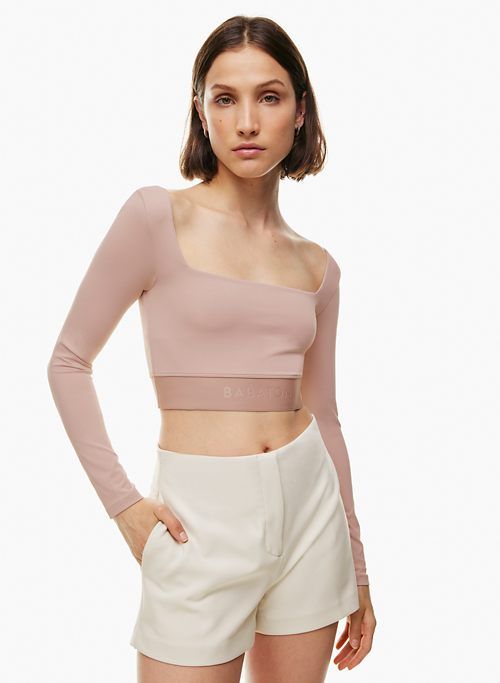 sylvia contour longsleeve sold by Aritzia