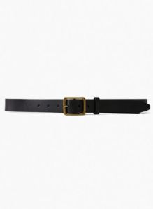 rectangle leather belt sold by Aritzia
