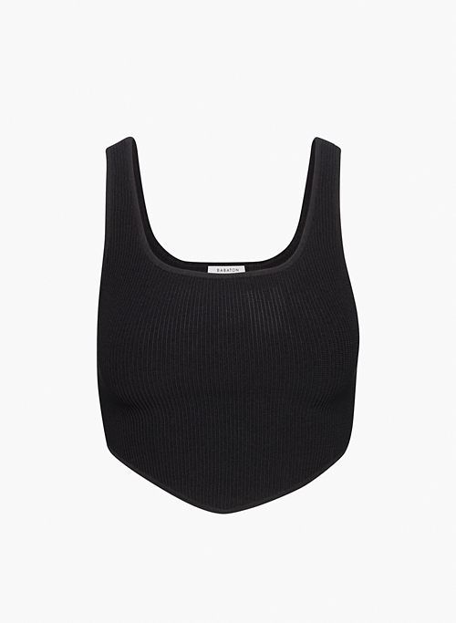 sculpt knit squareneck point tank sold by Aritzia product image thumbnail 6