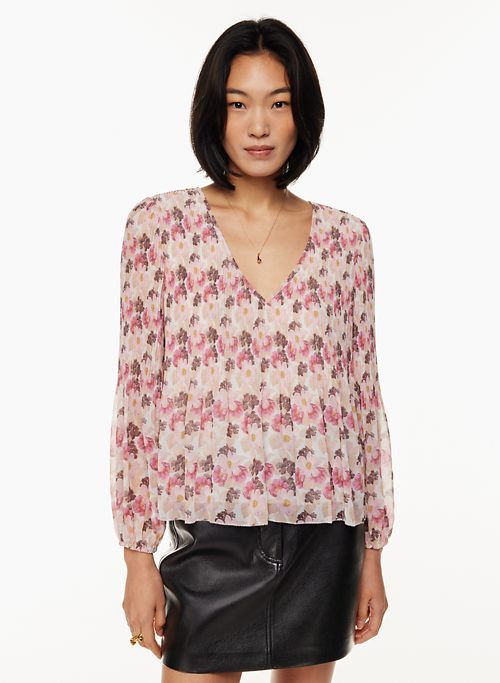 daydreamer v-neck blouse sold by Aritzia