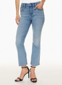 the 90s lexi lo-rise bootcut cropped jean sold by Aritzia