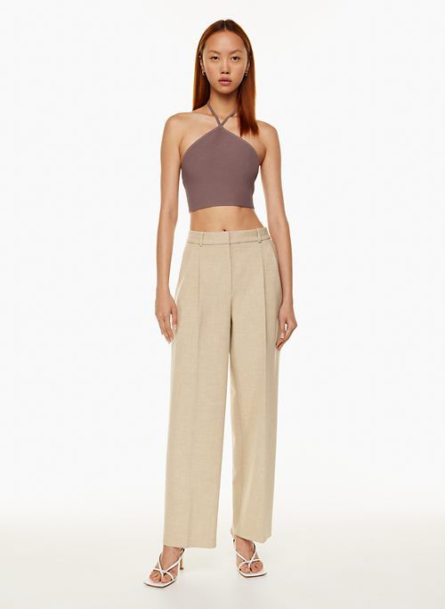 sculpt knit cropped halter top sold by Aritzia product image thumbnail 3