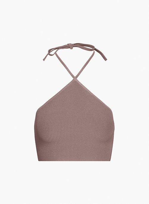 sculpt knit cropped halter top sold by Aritzia product image thumbnail 6