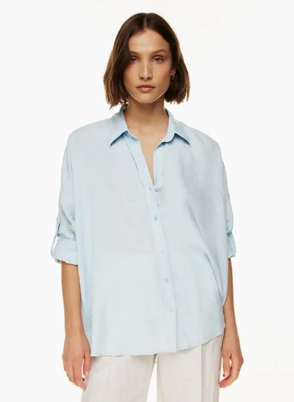 rooney linen shirt sold by Aritzia