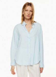 plath linen shirt sold by Aritzia