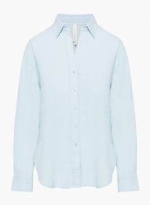plath linen shirt sold by Aritzia