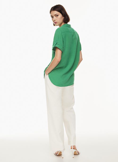 utility linen shortsleeve shirt sold by Aritzia product image thumbnail 6