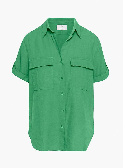 utility linen shortsleeve shirt sold by Aritzia product image thumbnail 7