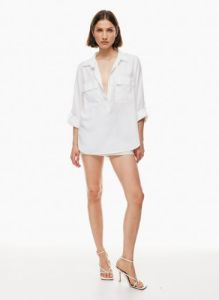 utility polo blouse sold by Aritzia
