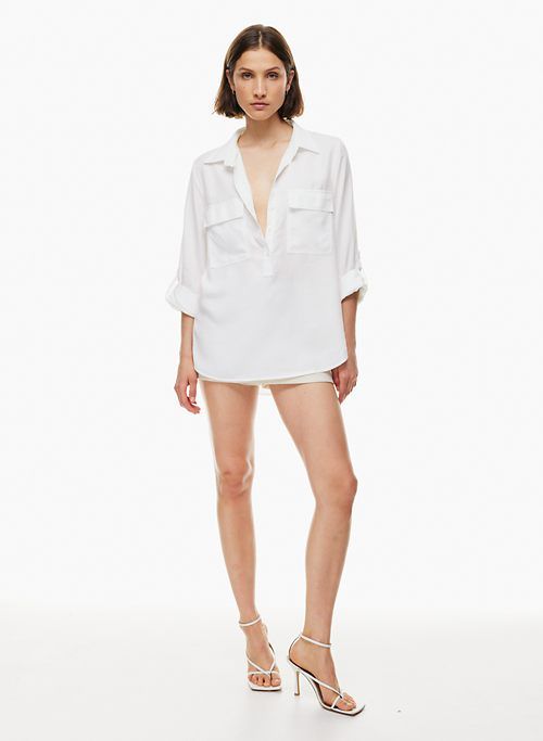 utility polo blouse sold by Aritzia product image thumbnail 2